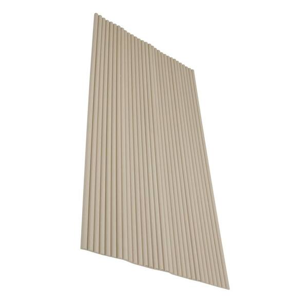 Ejoy 106 in. x 24 in. x 0.43 in. Wood Half Circle Flexible
