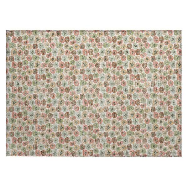 Chantille Machine Washable Indoor/Outdoor Abstract ACN3066 Ivory 2 ft. x 3 ft. Accent Rug