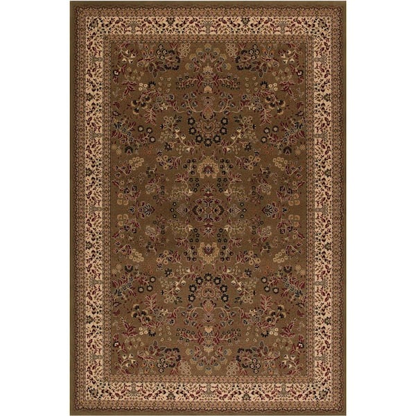 Persian Classics Sarouk Green 7 ft. x 10 ft. Area Rug