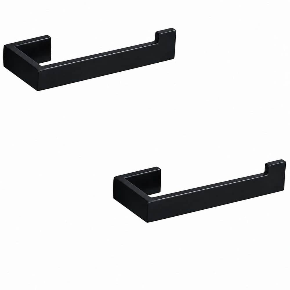 Hand Towel Holder Set of 2, Rectangular Stainless Steel Towel Ring for Bathroom Wall, 8 in, Matte Black price history on PriceWatchPro