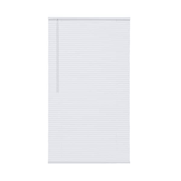 1” White Vinyl Blind 39”x64” Light Filtering 6 Pack 
