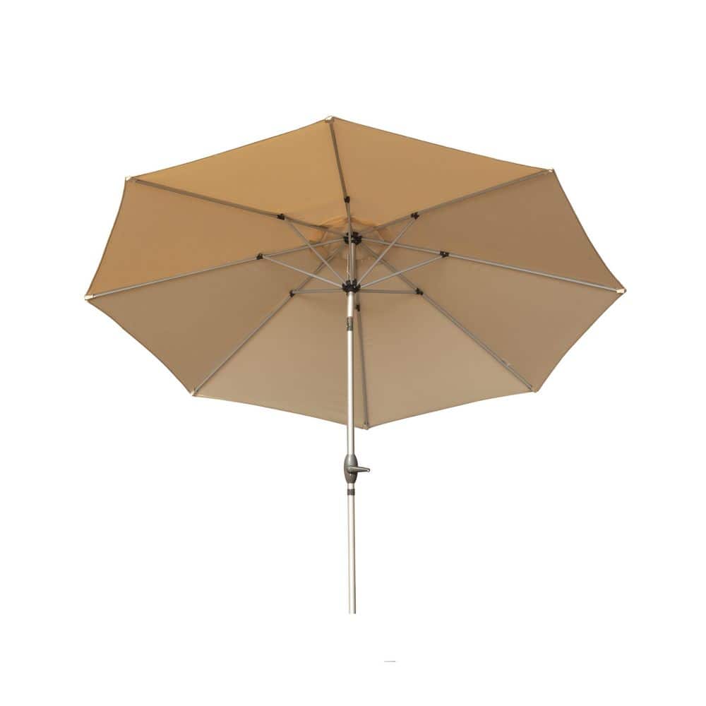 9 ft. Metal Market Tilt Patio Umbrella in Beige price history on PriceWatchPro
