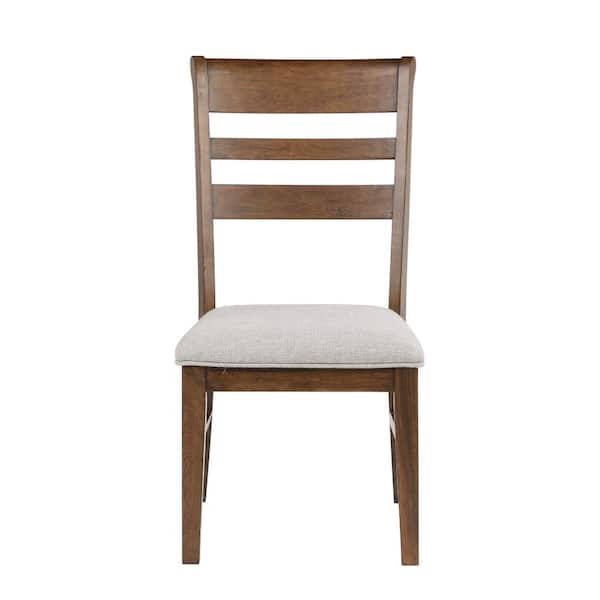 Steve Silver Ora Walnut Upholstered Side Chair (Set of 2)
