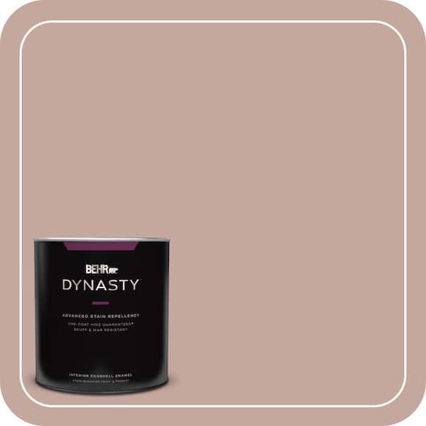 BEHR DYNASTY 1 qt. Home Decorators Collection #HDC-NT-06 Patchwork Pink Eggshell Enamel Interior Stain-Blocking Paint & Primer