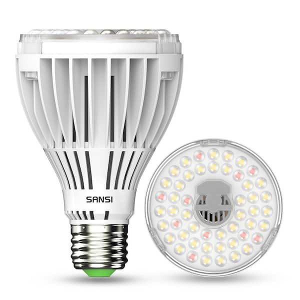 30-Watt PAR25 5000K 660nm Full Spectrum E26 LED Grow Light Bulb for Plants (1-Pack)