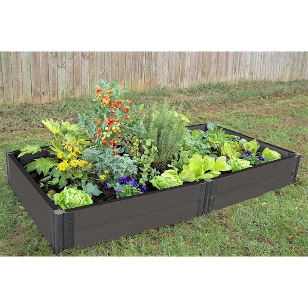 Frame It All 4-Foot x 8-Foot Raised Garden Bed