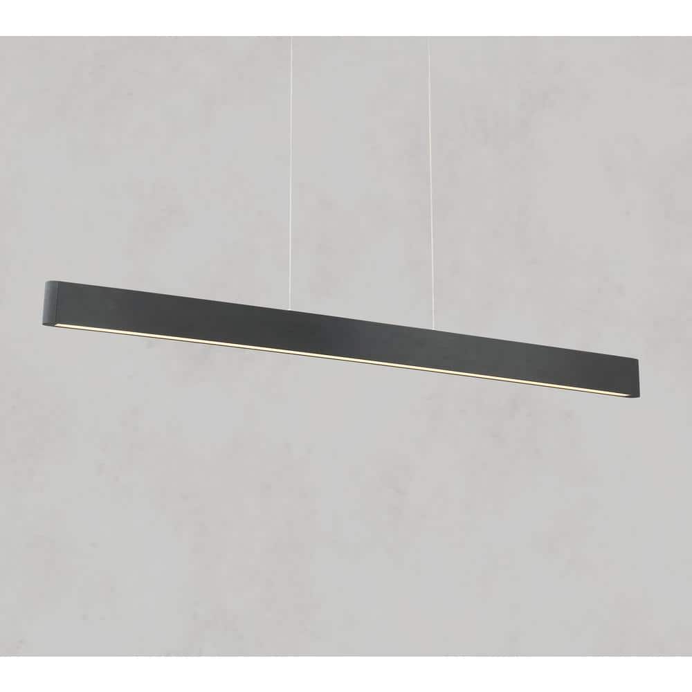 Black Aluminum LED Indoor/Outdoor Pendant Light