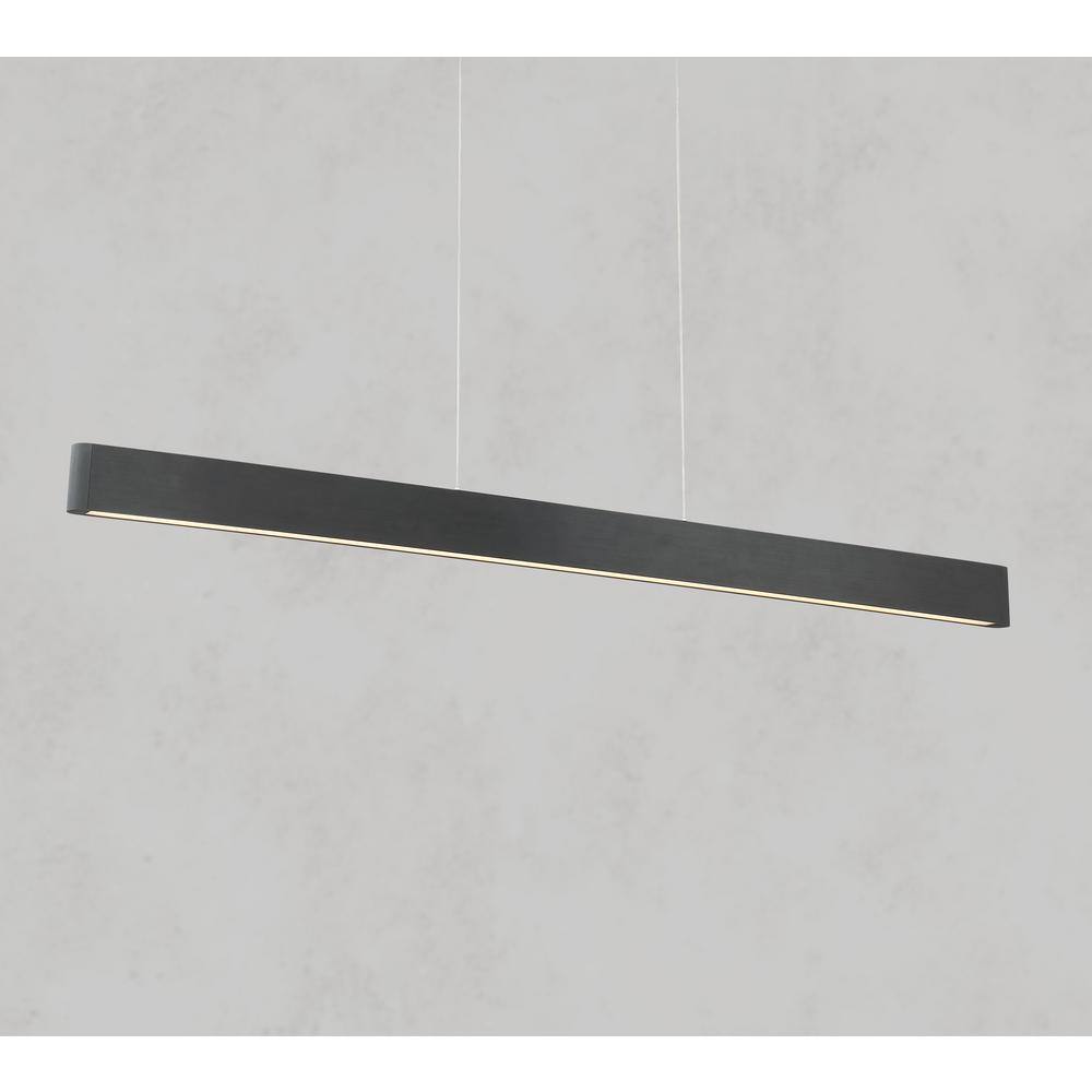 Volo 54" Black Glass LED Indoor/Outdoor Pendant