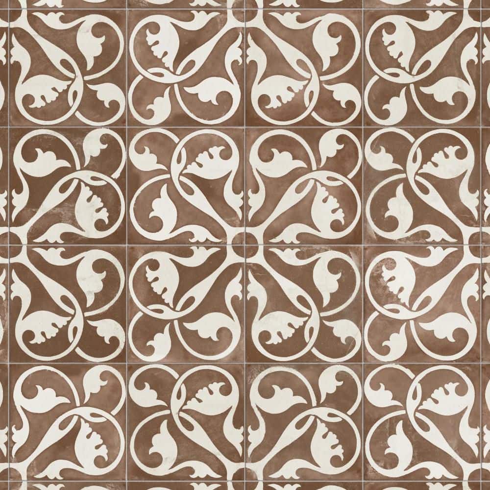 Kings Nouveau Ruby 17-5/8 in. x 17-5/8 in. Ceramic Floor and Wall Tile (10.95 sq. ft. /Case) price history on PriceWatchPro