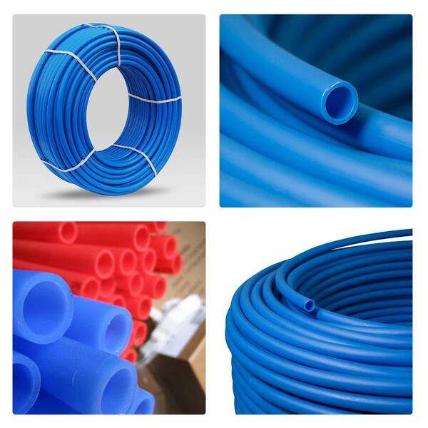 thumbnail interactive-video image 1 of EFIELD 1" X 100ft Blue PEX-A Pipe For Potable Water + Free Pipe Cutter 1 of 2
