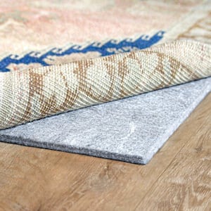 Essentials 5 ft. 10 in. x 8 ft. 10 in. Hard Surface 100% Felt 1/4 in. Thickness Rug Pad