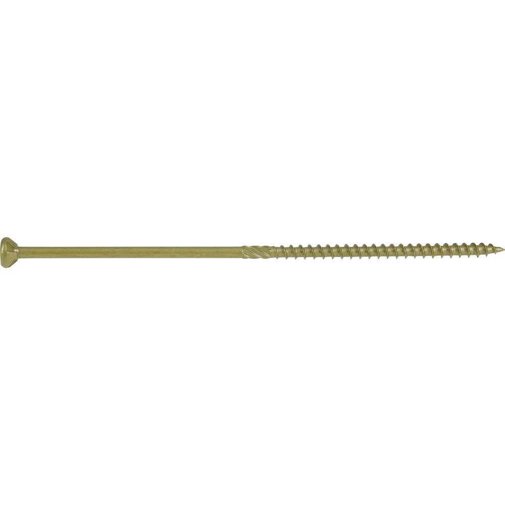 #10 x 6 in. Star Flat-Head Exterior Wood Screw (5 lbs.-Pack)