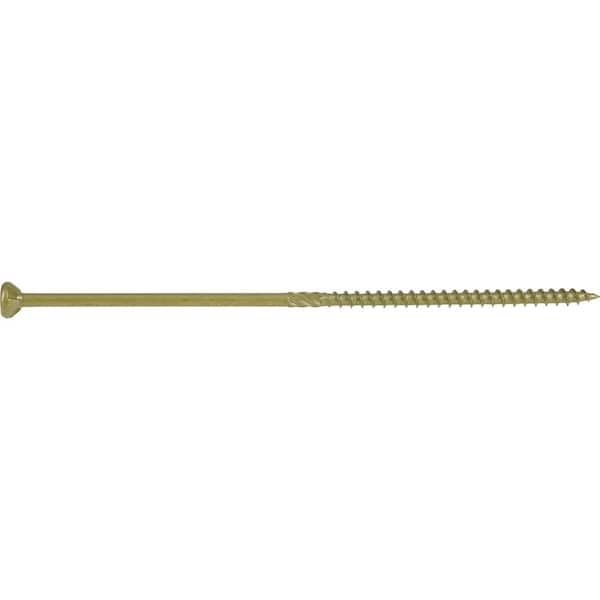 #10 x 6 in. Star Flat-Head Exterior Wood Screw (5 lbs.-Pack)