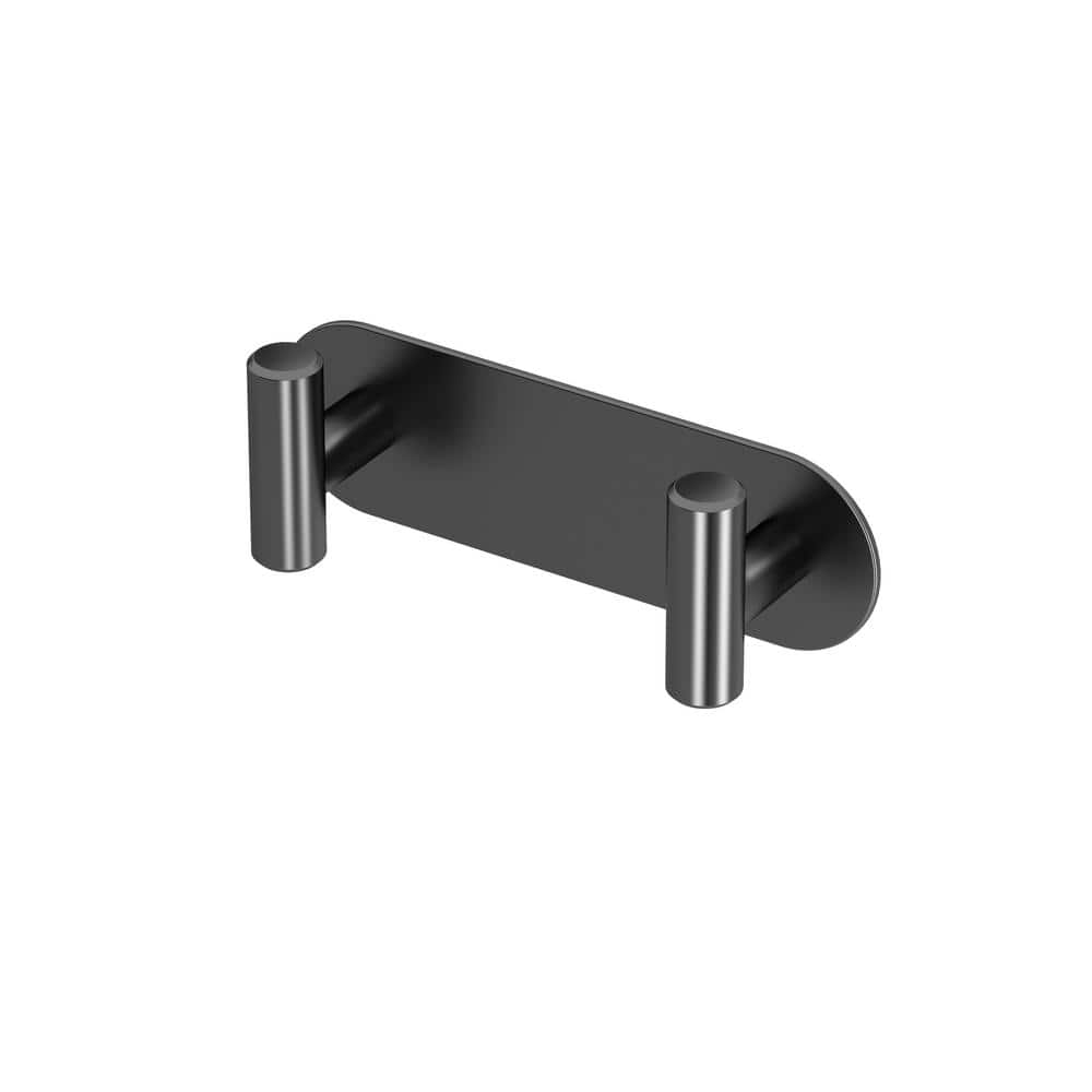 Gatco Latitude II All Modern Decor Double Robe Hook In Matte Black ...