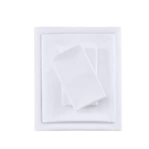 Smart Cool 3-Piece White Microfiber Twin Sheet Set