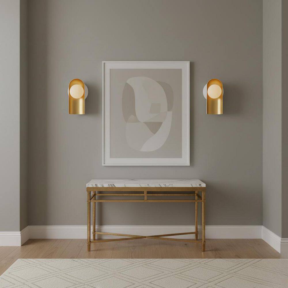 Zuri 1-Light Satin Off-White Sconce price history on PriceWatchPro