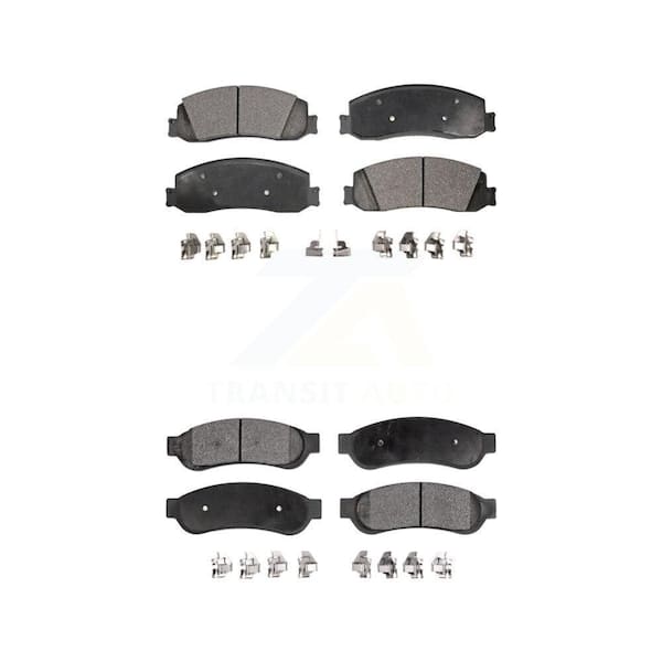 TEC Front Rear Ceramic Brake Pads Kit For Ford F-250 Super Duty F-350 KTC-100270