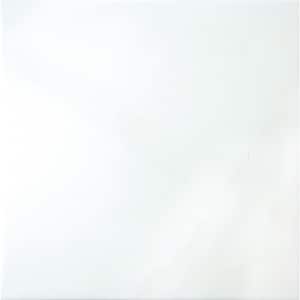 Marble Thassos White Polished 17.99 in. x 17.99 in. Marble Floor and Wall Tile (2.25 sq. ft.)