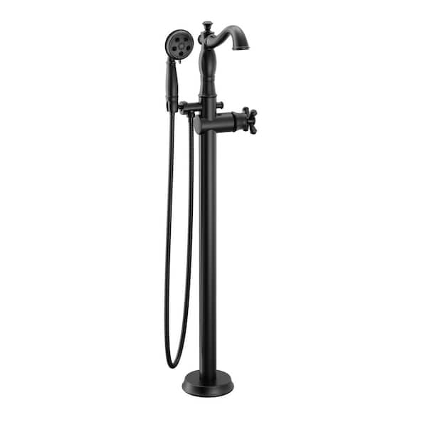 Delta (1-Pack) Cassidy Tub and Shower Faucet Metal Cross Handle in