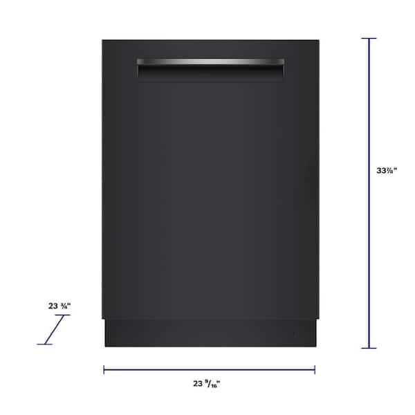 Bosch 500 Series 24 in. Black Top Control Tall Tub Pocket Handle