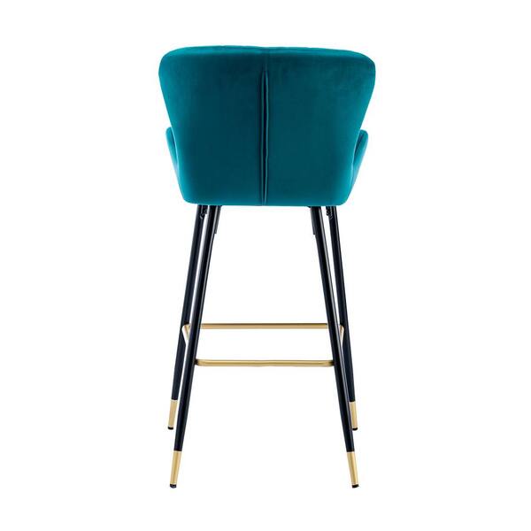 teal metal stools