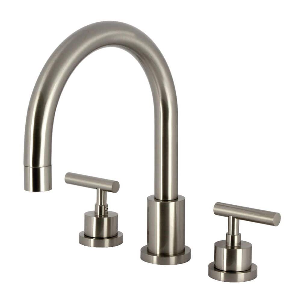 2-Handle Deck Mount Roman Tub Faucet in Brushed Nickel (Valve Included) price history on PriceWatchPro