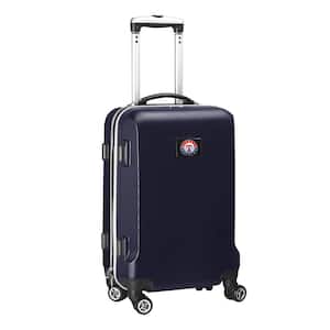 MLB Texas Rangers Navy 21 in. Carry-On Hardcase Spinner Suitcase