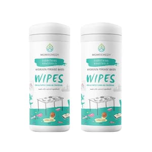 30-Count Everything Household Nontoxic and Eco-Friendly Hydrogen Peroxide Based Cleaner and Stain Remover Wipes (2-Pack)