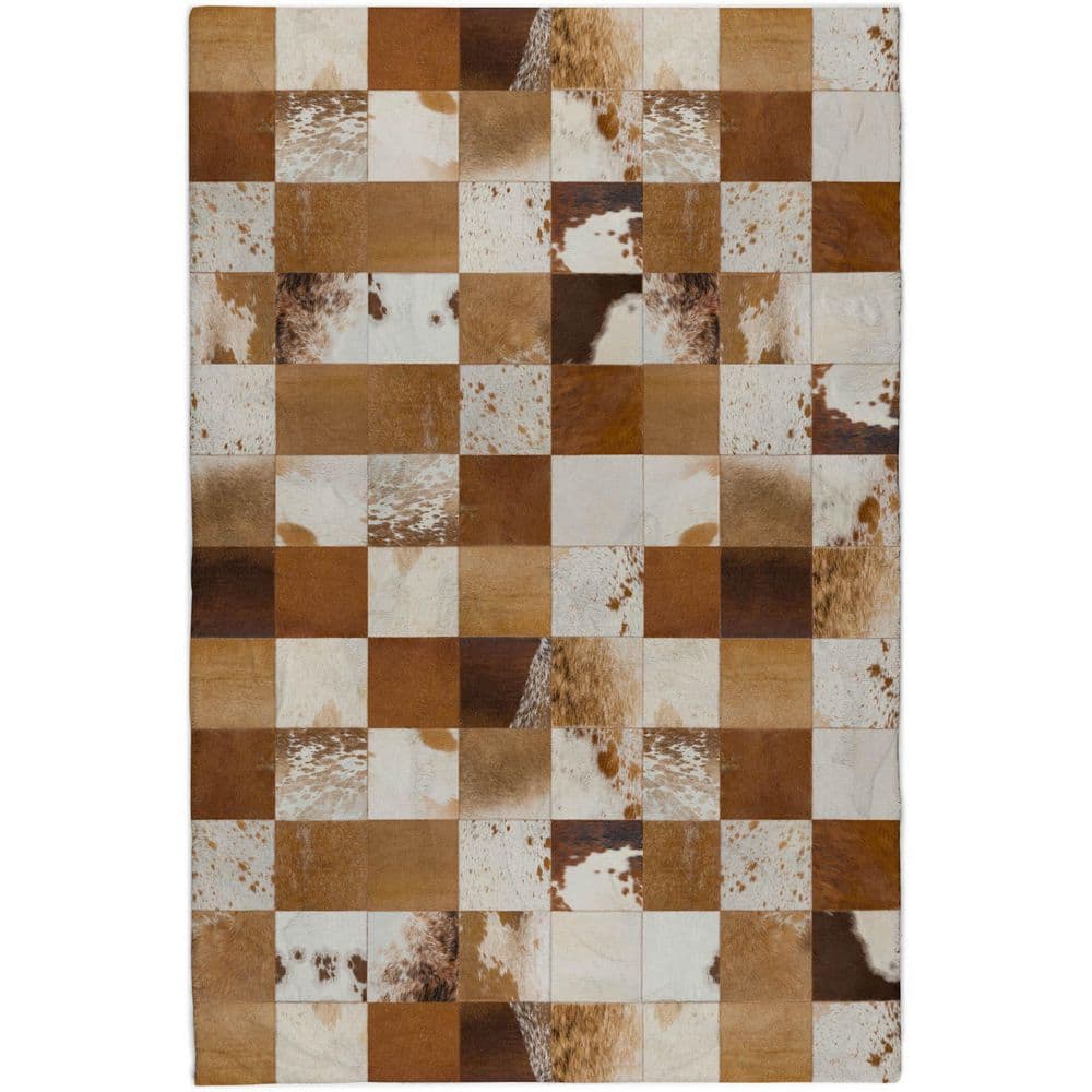 Dream Shag Premium Machine Washable Abstract ADS105 Brown 3 ft. x 5 ft. Area Rug price history on PriceWatchPro