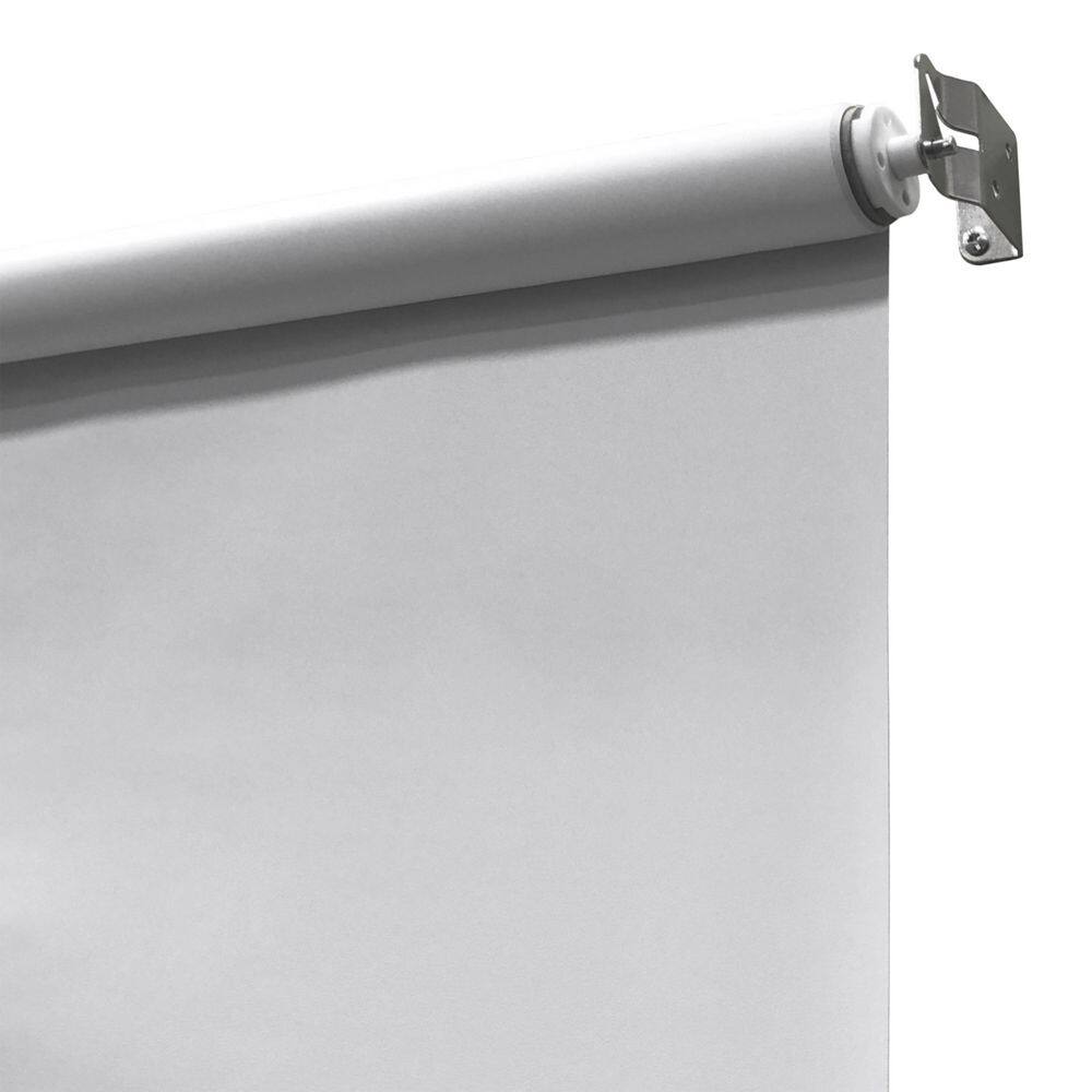 White Vinyl Cordless Room Darkening Roller Shade 30" x 72"