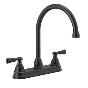 Peerless Elmhurst Two Handle Standard Kitchen Faucet with Side Spray in ...