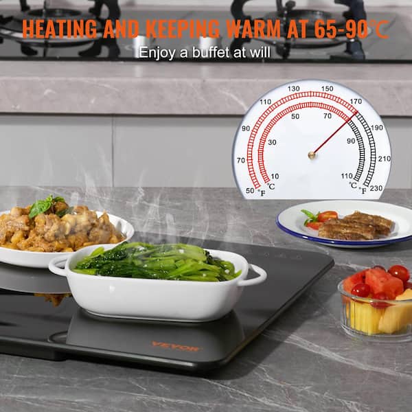 Cordless Warming Tray: Heats up in 8 minutes and keeps food warm