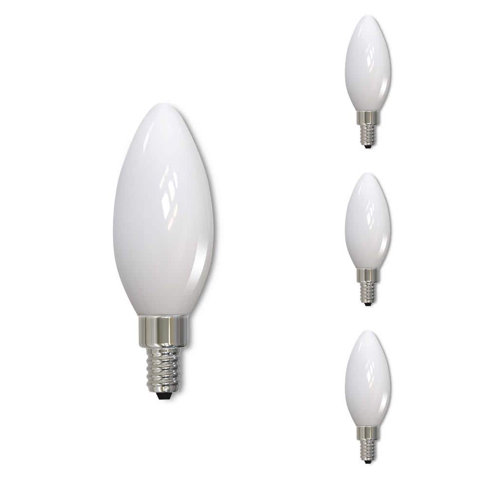 40 - Watt Equivalent Warm White Light B11 (E12) Candelabra Screw Base Dimma