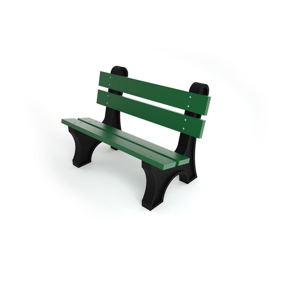 Frog Furnishings 4 Ft Colonial Bench Green Pb 4grecole The Home Depot