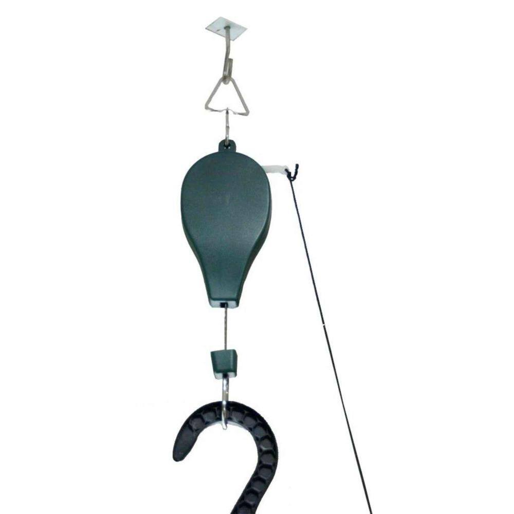 thumbnail image 2 of 5-Pack Retractable Plant Hangers - Easy Pull-Down Pulley System For Hanging Plants & Bird Feeders 2 of 13