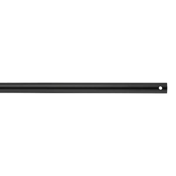 Generation Lighting Maverick Coastal 72 in. Midnight Matte Black Extension Downrod, 1/2 in. Inside Diameter