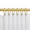 Utopia Alley Eternity Curtain Rings Rustproof Zinc Shower Curtain Rings for Bathroom Shower Rods Curtains, Gold HK5GD