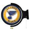 The Fan-Brand St. Louis Blues: Original Pub Style Round Lighted Rotating  Wall Sign 21 in. L x 23 in. W x 5 in. H NHSTLB-115-01 - The Home Depot