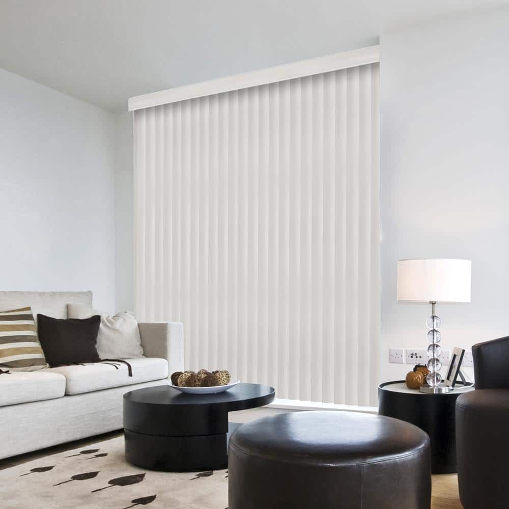 Canvas Pearl White Cordless Textured Vertical Louver (9 Pack) 3.5 in W x 75 in. L (Actual Size 3.5 in W x 73.5 in. L ) price history on PriceWatchPro