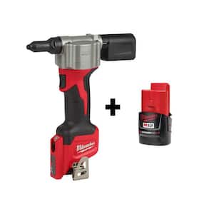 Milwaukee M18 FUEL ONE-KEY 18V Lithium-Ion Cordless Rivet Tool w/8.0Ah  Battery 2660-20-48-11-1880 - The Home Depot