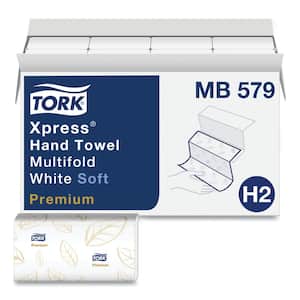 9.13 in. x 9.5 in. Premium Soft Xpress 3-Panel Multi-Fold 2-Ply Folded Paper Towels (135/Pack, 16-Packs/Carton)