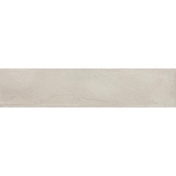 Daltile Indoterra Natural 2 in. x 4 in. Matte Porcelain Concrete Look Floor and Wall Tile Sample