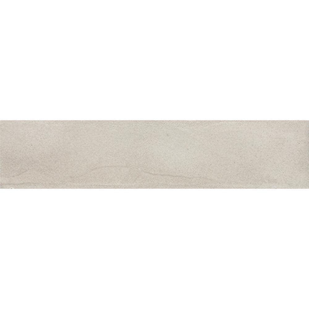 Daltile Indoterra Natural 2 in. x 9 in. Matte Porcelain Concrete Look ...