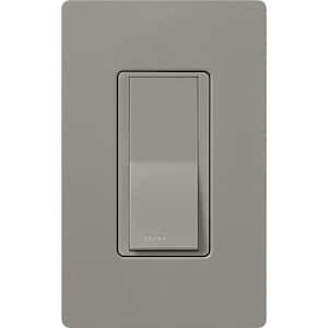 Claro On/Off Switch, 15-Amp/Single-Pole, Cobblestone (SC-1PS-CS)