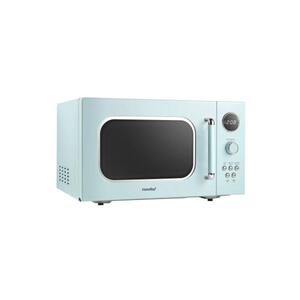 0.9 cu. ft. 900 Watt Compact Countertop Microwave in Green with Safety lock