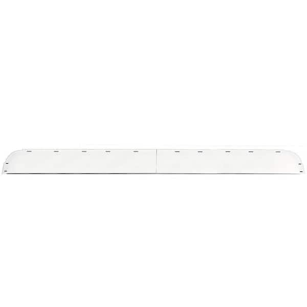 Builders Edge 6 in. x 65 5/8 in. J-Channel Back-Plate for Window Header in 001 White