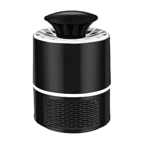 Electric Mosquito Zapper Insect Trap Repellent with Escape-Proof Design, Quiet & Safe for Indoor or Outdoor Use in Black