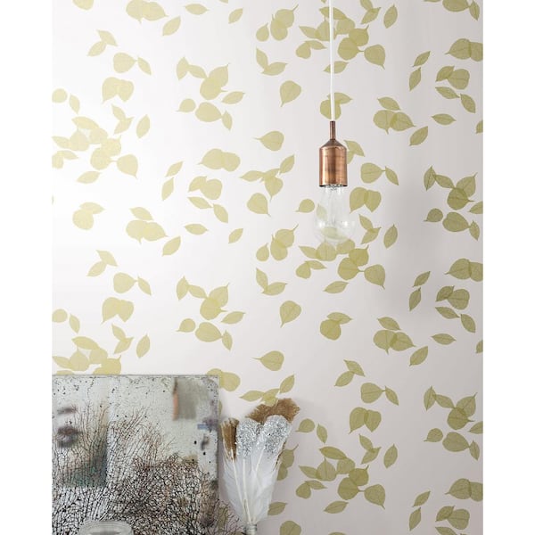 Aviva Stanoff Inner Peace Champagne Peel and Stick Wallpaper