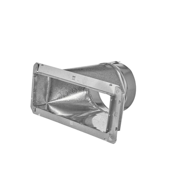 Master Flow - 10 in. x 4 in. to 6 in. Register Box with Flange