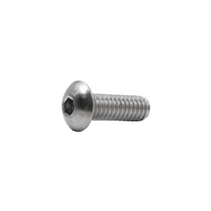 #8-32 x 1/2 in. Hex Button Head Stainless Steel Socket Cap Screw (2-Pack)